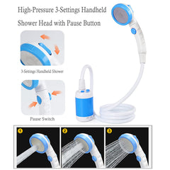 Iron Hammer long hose stretched out to show 210 cm reach for flexible positioning