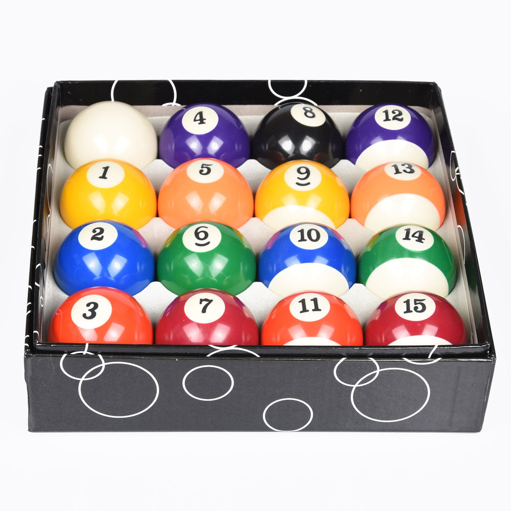 ISPiRiTo front packaging showing complete 16-ball set and protective cotton base for safe storage