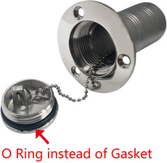 ISURE MARINE retaining chain and screws image showing secure cap retention and included fasteners