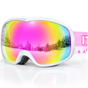 ITOWE front view of goggles showing full lens and frame, clear vision benefit