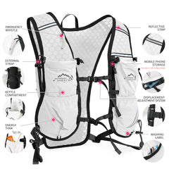 IX INOXTO soft flask in shoulder pocket for fast hydrating access