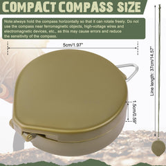 JaGely close-up of compass needle showing clear directional readout and reliability