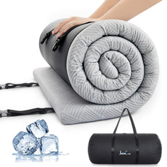 Jamdok front view of mattress showing cooling top for cooler sleep