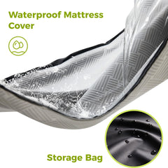 Jamdok mattress inside tent illustrating comfortable camp sleep setup