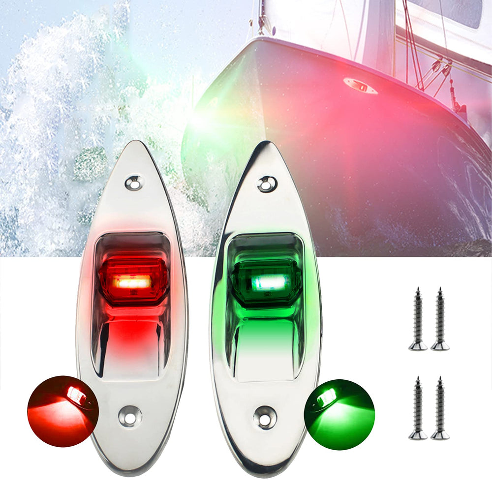 jamgoer front view bow lights showing clean finish and visible lenses for safer navigation
