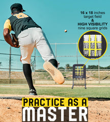 JAPER BEES demonstration of height adjustment accommodating youth and adult pitchers