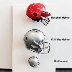 JAZBREY helmet mounted in office setting creating polished sports decor benefit