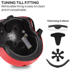 JBM helmet top vent pattern displaying airflow for reduced sweat benefit
