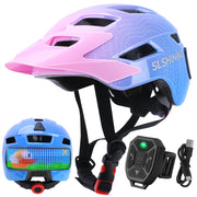JDBMAOYE front view of helmet showing sleek shell and fit benefits