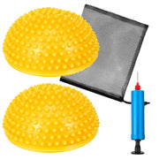 JellyArch front view of two yellow training pods showing portability and bright color