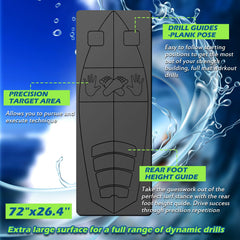 JellyArch in-use with athlete performing pop-up demonstrating stability and realistic board feel
