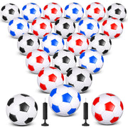 Jenaai front packaging of 24 size 5 soccer balls showing quantity and colors, convenient bulk buy