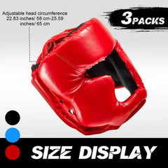 Jenaai three-pack layout in blue red and black for easy fighter identification