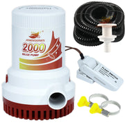 JENENSERIES pump front view showing compact housing and outlet for fast drainage