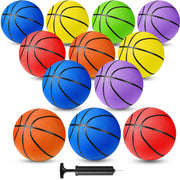 Jerify front view of 12-pack size 6 basketballs showing bright colors and value