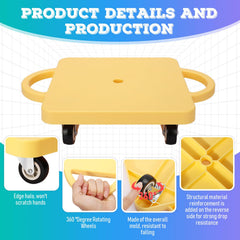 Jerify plastic wheel close-up protecting floors and reducing noise