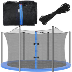 Jexine front view of 12 ft replacement net showing full enclosure and fit benefit