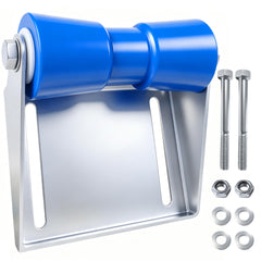 JFATXTT front view of roller and bracket showing durable assembly for easy launches