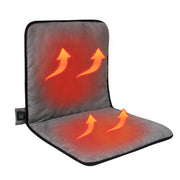 JLDTOP front view of heated seat cushion showing ergonomic shape and warmth benefit
