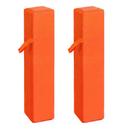 Joewuzun orange pylons front view showing vivid color and visibility