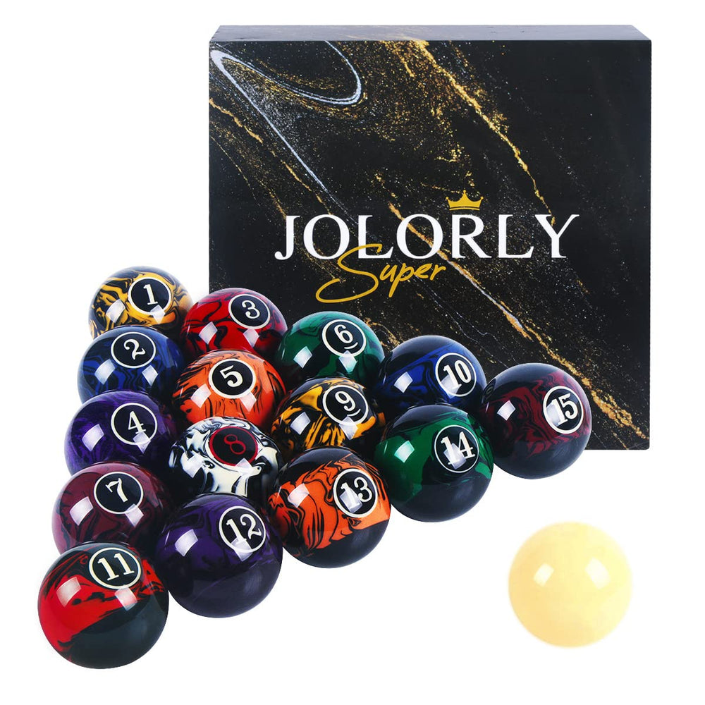 JOLORLY front packaging showing full 16-ball set and gift-ready box benefit
