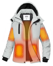 joohoo front view parka showing insulated shell and zipper — stylish warmth