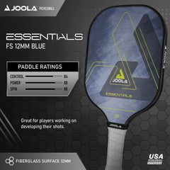 JOOLA fiberglass closeup highlighting texture for better ball spin