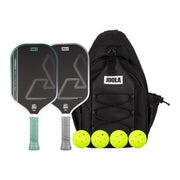 JOOLA Heat Vision front paddle showing carbon fiber face and logo for consistent control