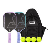 JOOLA paddle front packaging showing complete set and readiness