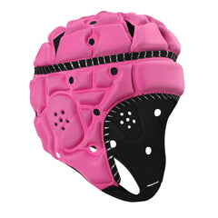 Jormino pink cap front view showing fit and visibility benefit