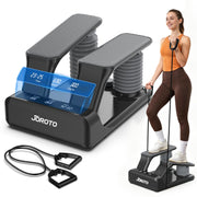 JOROTO front view stepper showing compact footprint and stable frame for home workouts