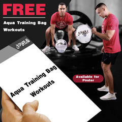JOYPLUS filled aqua bag in gym demonstrating dynamic movement for core stability