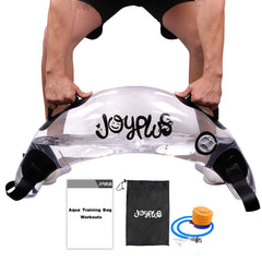 JOYPLUS moon shape front view showing compact water bag and ergonomic design benefit