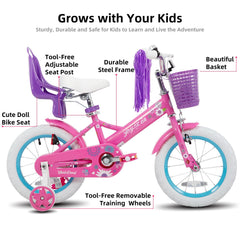 JOYSTAR bike side profile highlighting 16-inch wheels and single-speed simplicity