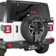 JOYTUTUS front view mounted on spare tire showing secure fit and stability