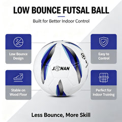JPHNAN ball in use on indoor court demonstrating better control and precision