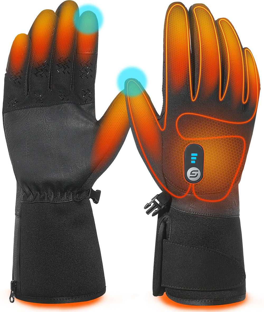 JS LifeStyle heated gloves front view showing design and warmth