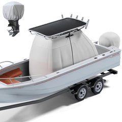 Jseidex front view of t-top cover showing full-fit protection benefit