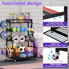 Jsskeeim close-up of mesh shelf showing sturdy plate and accessory support