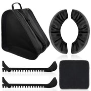 JUEQIQI front view of full skate guards set showing organized protection