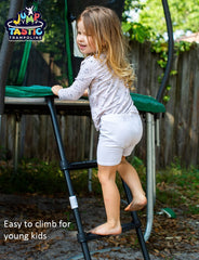 Jump Tastic Trampoline hook tubes and spring bolts connection for firm attachment