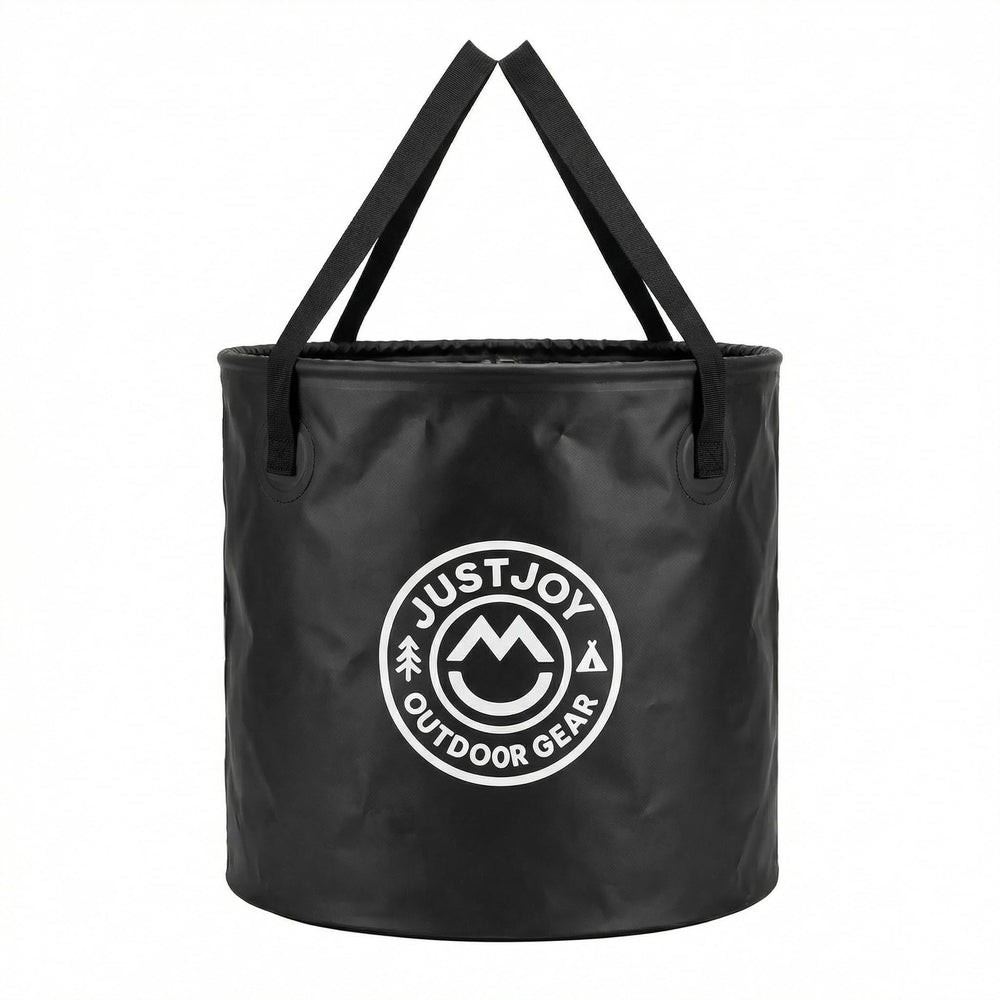 JUSTJOY front view open bucket showing roomy 50L capacity and easy access