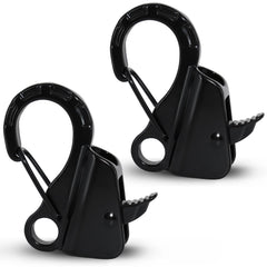 JYINCPED front view of stainless anchor hook showing robust marine construction and durability