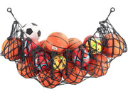 JYSILIYH front view hanging ball net shows neat storage and quick access