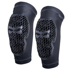 Kali Protectives front view of Strike elbow guards showing streamlined fit and coverage