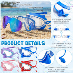 Kanayu lens detail showing anti-fog treated polycarbonate for clearer vision