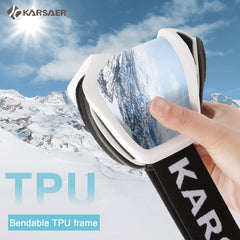 Karsaer interior shot showing room for prescription glasses and comfortable foam padding