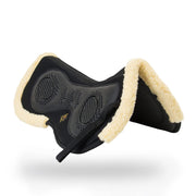 Kavallerie front view half pad showing shape and fit for saddle stability