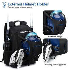 KAVIGOR open main compartment displaying organized interior for quick access