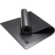 KEEP yoga mat front view showing full size and extra width benefit